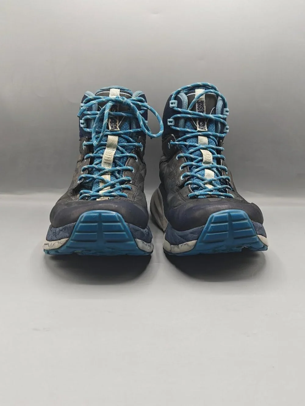 HOKA ONE ONE KAHA GTX HIKING BOOTS Blue WOMEN'S SZ 10 US Pre-Owned